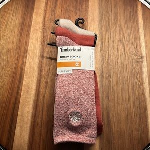 NEW Timberland Women’s Super Soft Crew Socks 3pk